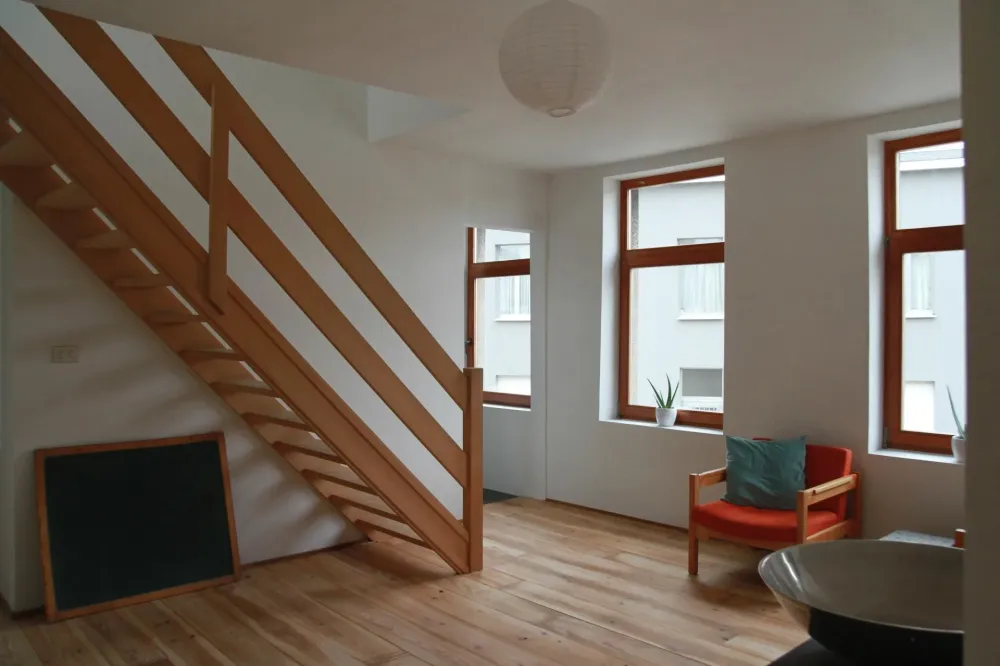 escalier en bois